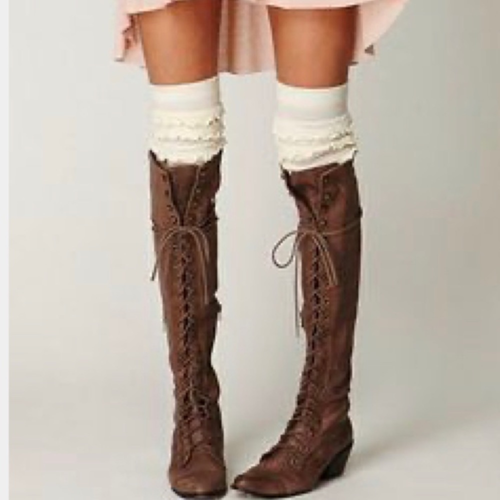 Authentic Free People over the knee boots